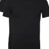 Alan Red ottawa 2pack o neck tee s/s black