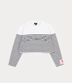 Alix the Label Alix the Label Stripe sweater soft white 2502837088-012