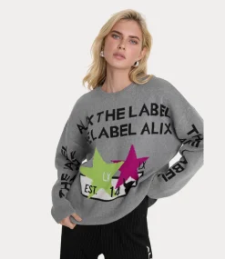 Alix the Label Alix the label pull soft grey melange 2412867963-880