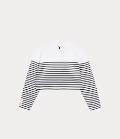 Alix the Label Alix the Label Stripe sweater soft white 2502837088-012
