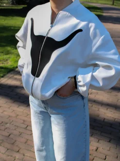 Alix the Label Bull bomber soft white 2503420028-012