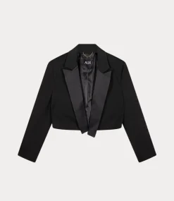 Alix the Label Cropped blazer black 2411420013-999