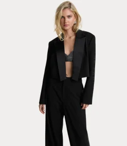 Alix the Label Cropped blazer black 2411420013-999