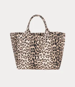 Alix the Label Leopard canvas shopper animal 2502059121-601
