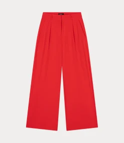 Alix the Label Pleat pant bright red 2502113023-504