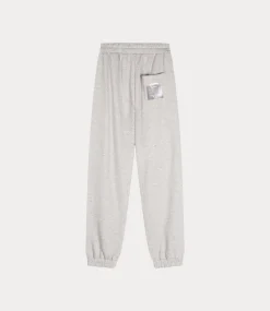 Alix the Label Sweat pant with studs soft grey melange 2411133017-880
