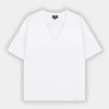 Alix the Label V neck tee soft white 2503844094-012