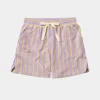Bongusta Naram Gym Shorts lilac & neon yellow BON94-LILAC