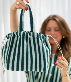 Bongusta Naram Handbag Small sea foam & deep teal BON97-SEA