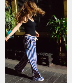 Bongusta Naram pants dazzling blue rose BON70-BLUE