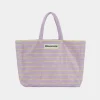 Bongusta Naram Weekend Bag lilac & neon yellow BON27-LILAC