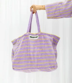 Bongusta Naram Weekend Bag lilac & neon yellow BON27-LILAC