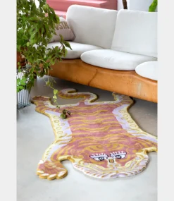 Bongusta Tigress rug small brown BON35-BROWN