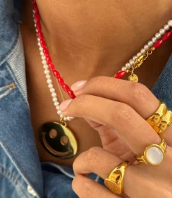 Bonnie Studios Fred Necklace white BS531-white