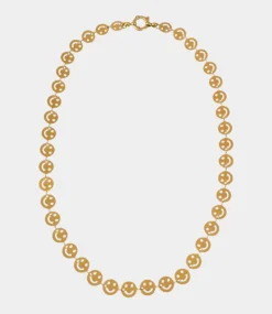 Bonnie Studios smiley gold necklace gold BS747-Gold