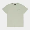 Butcher of Blue Adrien Loose Pkt Tee Dk. Delphi Green M2412014-791