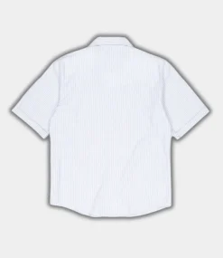 Butcher of Blue Anthony Resort Stripe Shirt SS Horizon Blue M2514013-823