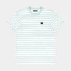 Butcher of Blue Classic stripe tee Gulf Green M2212079-838