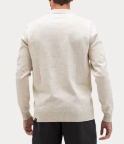 Butcher of Blue Clifden Polo L/S Beige Grey M2416001-618