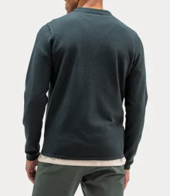 Butcher of Blue Clifden polo l/s conda green M2126015-754