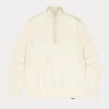 Butcher of Blue Lt Clifden Half Zip Beige Grey M2426030-618