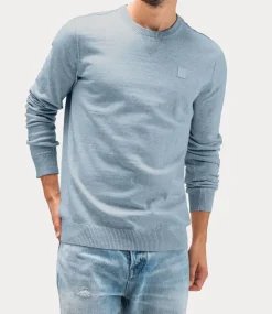 Butcher of Blue Lt Clifden Crew Lagoon Blue M2416002-836