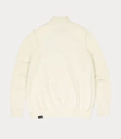 Butcher of Blue Lt Clifden Half Zip Beige Grey M2426030-618