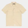 Butcher of Blue Mikey Work Shirt SS Stone Beige M2514024-632