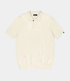 Butcher of Blue Ripley Knit Polo Beige Grey M2516017-618
