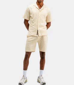 Butcher of Blue Ripley Structure Shirt Beige Grey M2516020-618