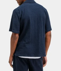 Butcher of Blue Ripley Structure Shirt Alaska Blue M2516020-890