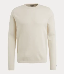 Cast Iron Crewneck cotton modal almond milk CKW2502307-7165