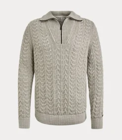 Cast Iron Half zip vintage khaki CKW2410344-8225