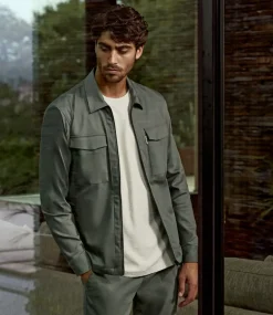 Cast Iron Overshirt regular fit mulled basil CSI2502211-6495