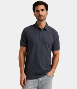 Cast Iron Polo s/s popcorn sea storm CPSS2503864-5442