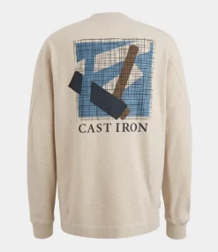 Cast Iron R neck regular fit popcron l/s crockery CTS2503523-7146