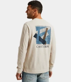 Cast Iron R neck regular fit popcron l/s crockery CTS2503523-7146