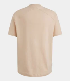 Cast Iron Tee regular fit interlock cream tan CTSS2504584-7106