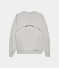 Catwalk Junkie Back detail sweater Light Grey Melange 2502011007-153