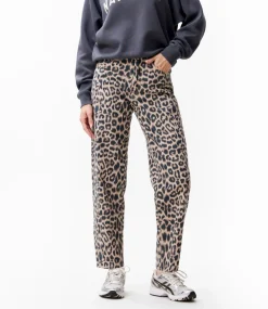 Catwalk Junkie Barrel fit leopard jeans grey morn 2402030032-142