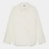 Catwalk Junkie Double placket blouse Off White 2502013604-201