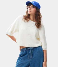 Catwalk Junkie Knit with short sleeves Egret 2502010810-226