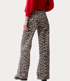 Catwalk Junkie Loose fit leopard jeans grey morn 2402030019-142