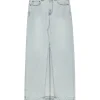Catwalk Junkie Maxi denim skirt washed blue 2302044203-676