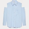 Catwalk Junkie Open shoulder blouse Chambray Blue 2502013601-900