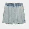 Catwalk Junkie Pull on denim shorts Blue 2502023800-300