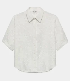 Catwalk Junkie Textured blouse Off White 2502021613-201