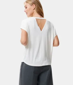 Catwalk Junkie Tshirt with open back detail Egret 2502010216-226