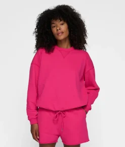 10Days Cord sweater neon pink 20-820-5201-1299