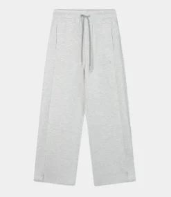 10Days Soft wide leg jogger white grey melee 20-013-5202-4024
